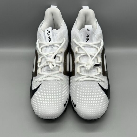 Nike Alpha Menace 4 Elite TB Football Cleats White/Black FZ7701-101 Men SZ 11.5 main image 6